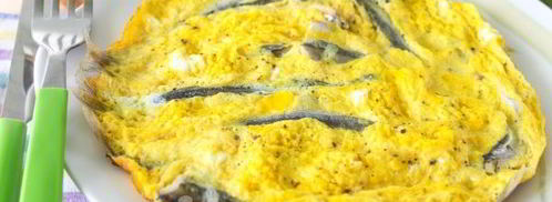 жареная мойва в омлете. Шаг 11