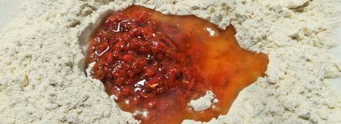 фасолевый паштет на томатных крекерах. Шаг 15