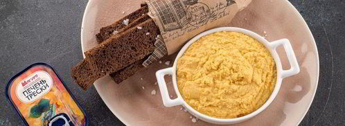 нежный паштет из печени трески. Шаг 6