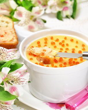 Паштет из форели с икрой Праздничный