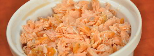 паштет из форели с икрой праздничный. Шаг 4