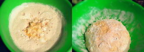 паштет из куриной печени с тыквой и шампиньонами на тыквенном хлебе. Шаг 3