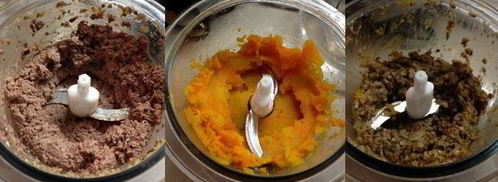 паштет из куриной печени с тыквой и шампиньонами на тыквенном хлебе. Шаг 5