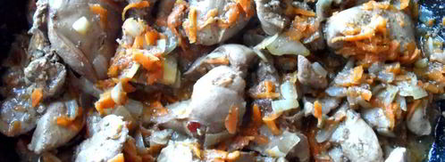 паштет из куриной печени с укропом. Шаг 5