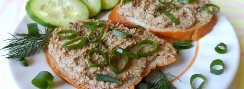 паштет из куриной печени с укропом. Шаг 9