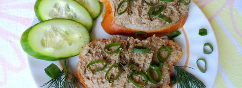 паштет из куриной печени с укропом. Шаг 10