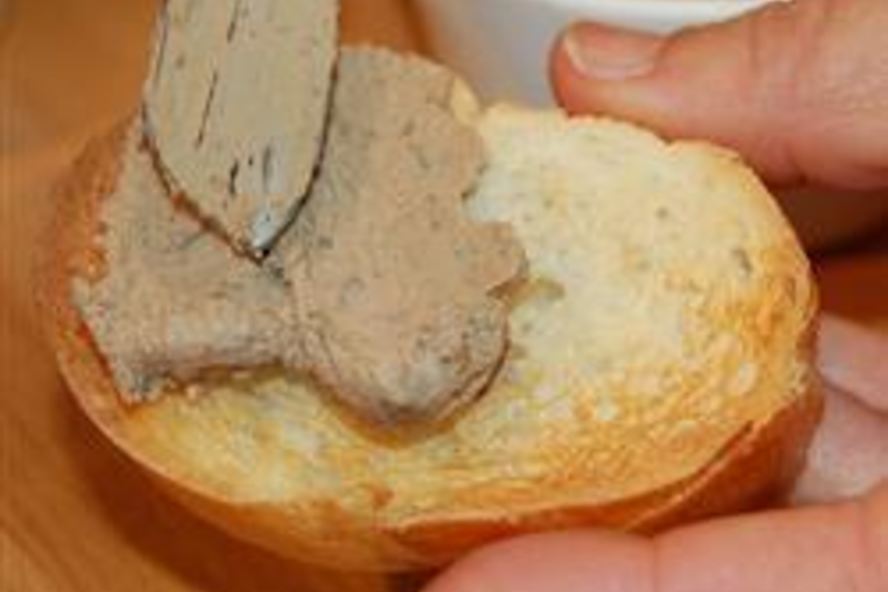 Рецепт паштета из куриной печени со сливочным сыром
