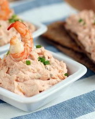 Паштет из семги с креветками