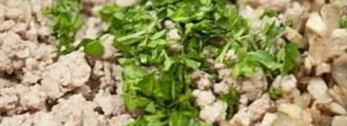 паштет из телятины и грибов в слоеном тесте. Шаг 5