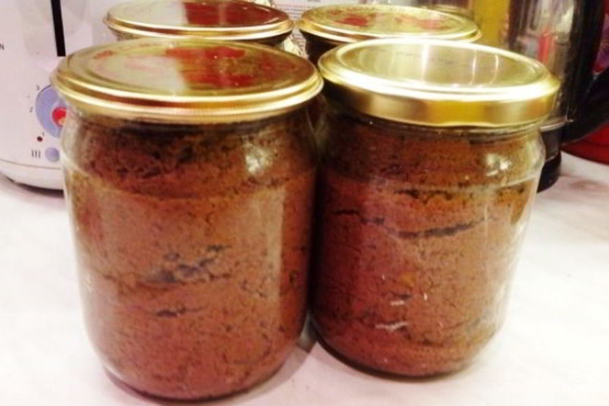 Рецепт печеночного паштета на зиму в банках