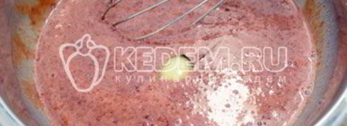 блинный торт с печенью. Шаг 5