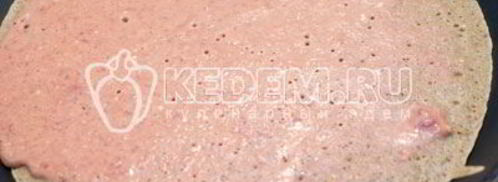 блинный торт с печенью. Шаг 7