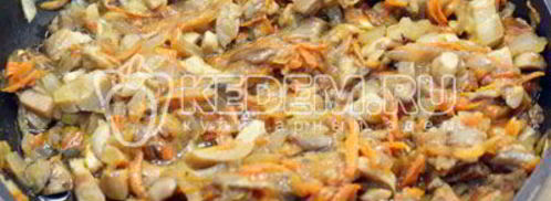 блинный торт с печенью. Шаг 10