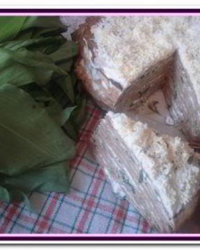 Печеночный торт и печеночные рулеты с черемшой