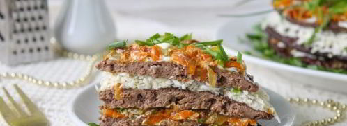 печеночный торт из свиной печени. Шаг 15