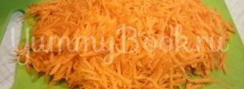 печеночный торт с зеленью и помидорами. Шаг 3