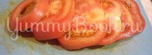 печеночный торт с зеленью и помидорами. Шаг 20