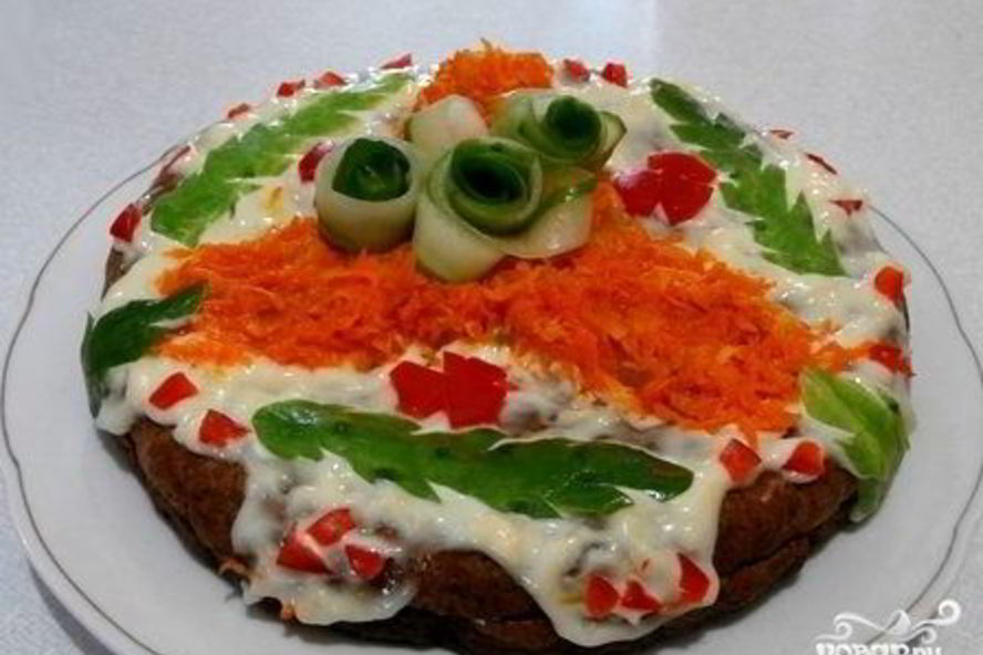 Рецепт печеночного торта в мультиварке