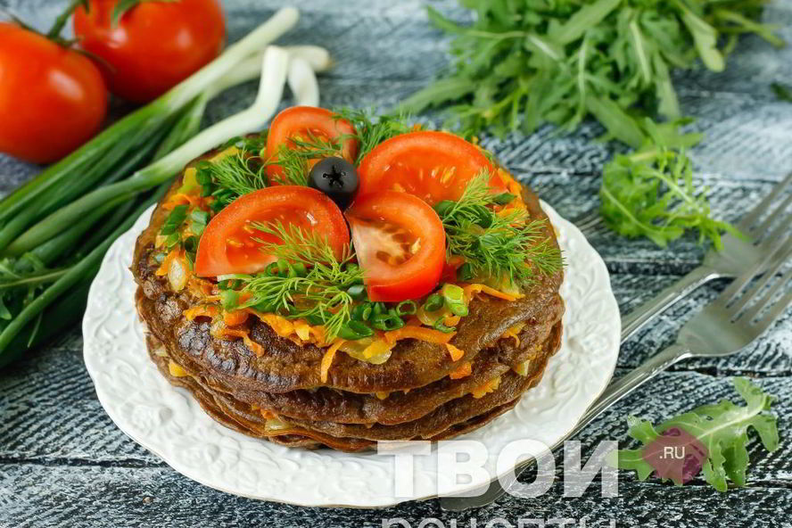 Рецепт торта из говяжьей печени