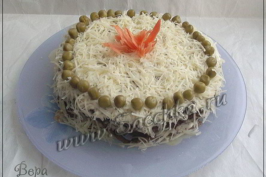 Рецепт торта из печени