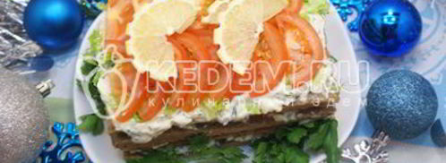 тортик печеночный. Шаг 13