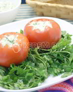 Помидоры фаршированные сыром