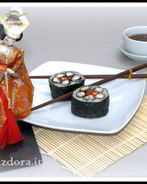 Фальшивые суши-роллы с курицей