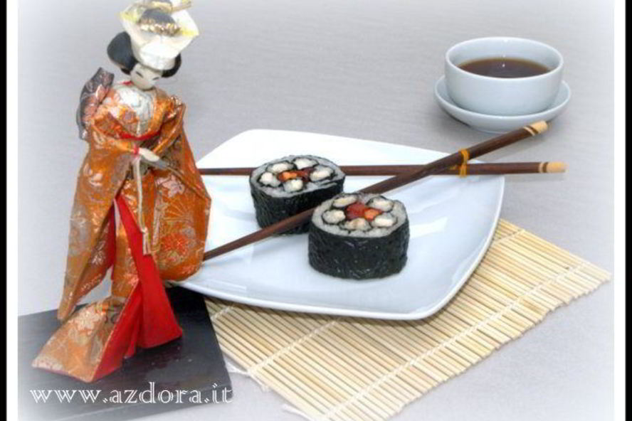 Рецепт фальшивых суш-роллов с курицей