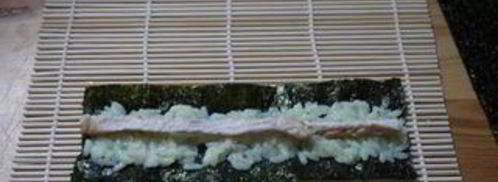 фальшивые суши-роллы с курицей. Шаг 8