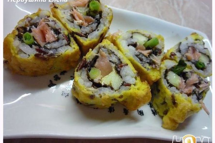 Рецепт горячих роллов в темпуре