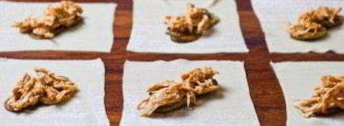 роллы с индюшкой и грибами. Шаг 3