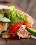 Роллы с курицей в лаваше