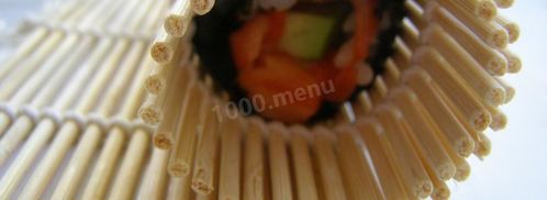 роллы с лососем. Шаг 12