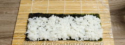 роллы с огурцом каппа маки. Шаг 4