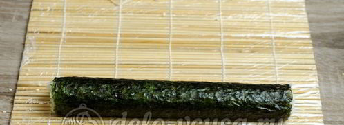 роллы с огурцом каппа маки. Шаг 7