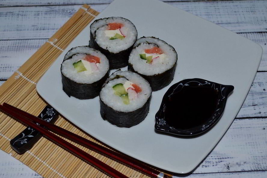 Рецепт роллов с семгой