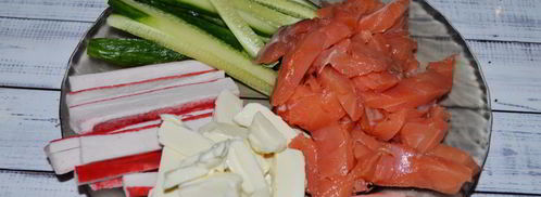 роллы с семгой. Шаг 6