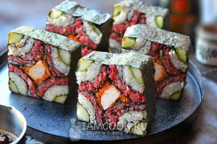 Рецепт роллов сложная мозаика