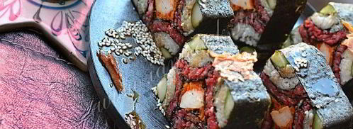 роллы сложная мозаика. Шаг 13