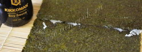 роллы сложная мозаика. Шаг 5