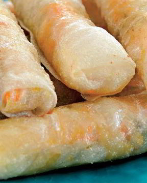 Спринг-роллы с крабами и свининой