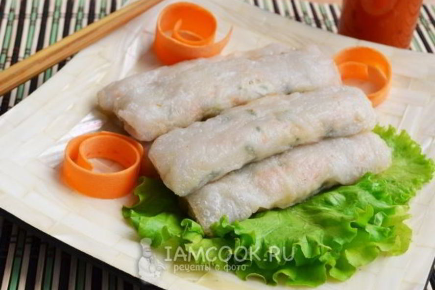 Рецепт спринга роллы с курицей