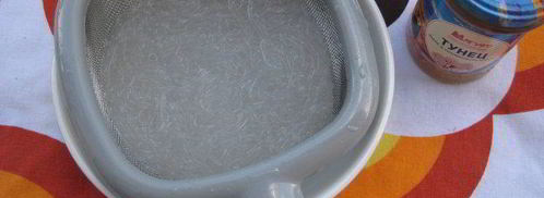 весенние роллы с тунцом. Шаг 3