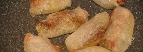 весенние роллы с тунцом. Шаг 8