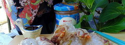 весенние роллы с тунцом. Шаг 9