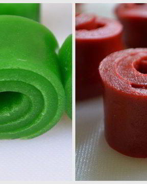 Фруктовый желатиновый рулет