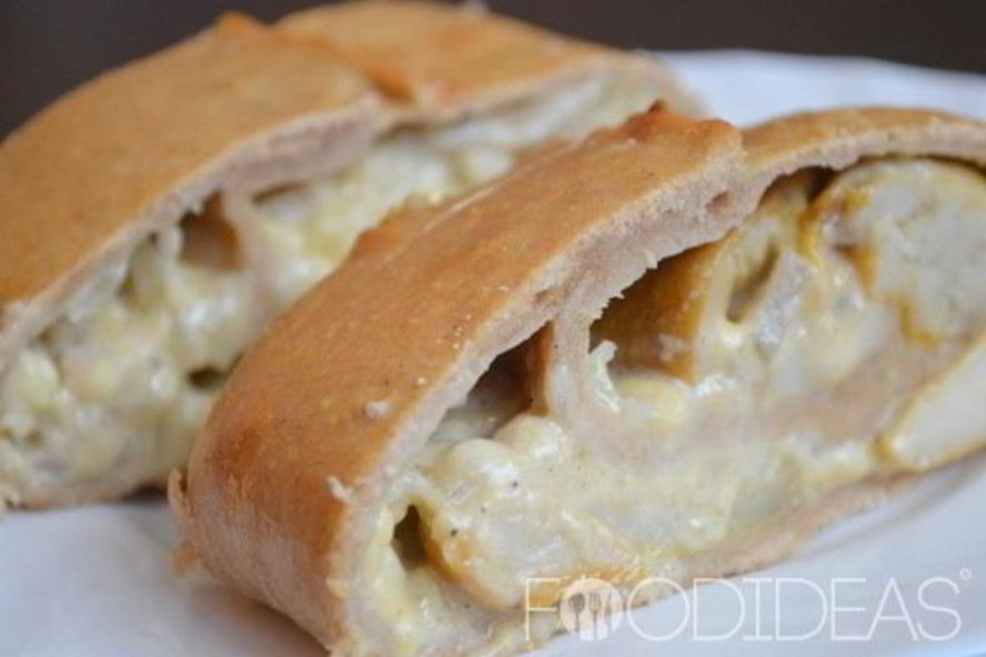 Рецепт картофельного рулета с грибами