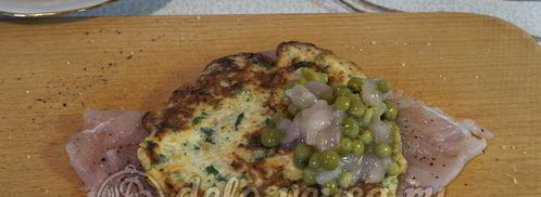 куриный рулет с омлетом. Шаг 13