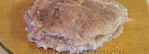 куриный рулет с омлетом. Шаг 4