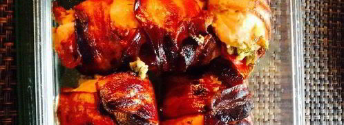 куриные рулетики в беконе с сыром и чесноком по новочерскасски. Шаг 7